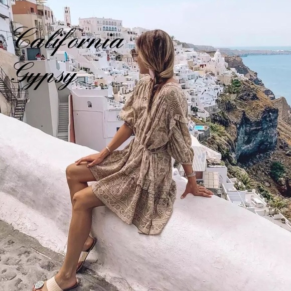 Safari Boho Mini Dress - Picture 8 of 16